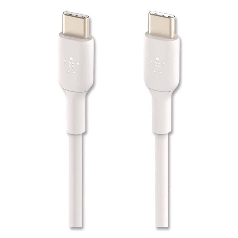 Belkin® BOOST CHARGE USB-C to USB-C Cable, 3.3 ft, White, 2/Pack (BLKCAB003BT1MWH) Each