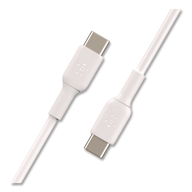 Belkin® BOOST CHARGE USB-C to USB-C Cable, 3.3 ft, White, 2/Pack (BLKCAB003BT1MWH) Each