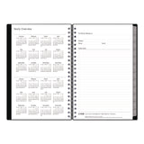 Enterprise Academic Weekly/Monthly Planner, 8 x 5, Black Cover, 12-Month (July to June): 2024 to 2025 (BLS130611A25) Each