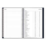 Enterprise Academic Weekly/Monthly Planner, 8 x 5, Black Cover, 12-Month (July to June): 2024 to 2025 (BLS130611A25) Each