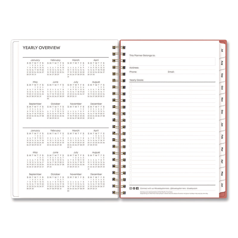 Cali Create-Your-Own Cover Academic Year Weekly/Monthly Planner, Abstract Artwork, 8 x 5, 12-Month: July 2024 to June 2025 (BLS130621A25) Each