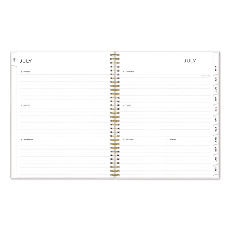 Ashley G Multicolor Smoke Academic Year Weekly/Monthly Planner, Abstract Artwork, 11 x 8.5, 12-Month: July 2024 to June 2025 (BLS133681A25) Each