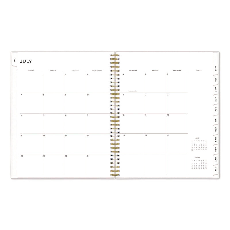 Ashley G Multicolor Smoke Academic Year Weekly/Monthly Planner, Abstract Artwork, 11 x 8.5, 12-Month: July 2024 to June 2025 (BLS133681A25) Each