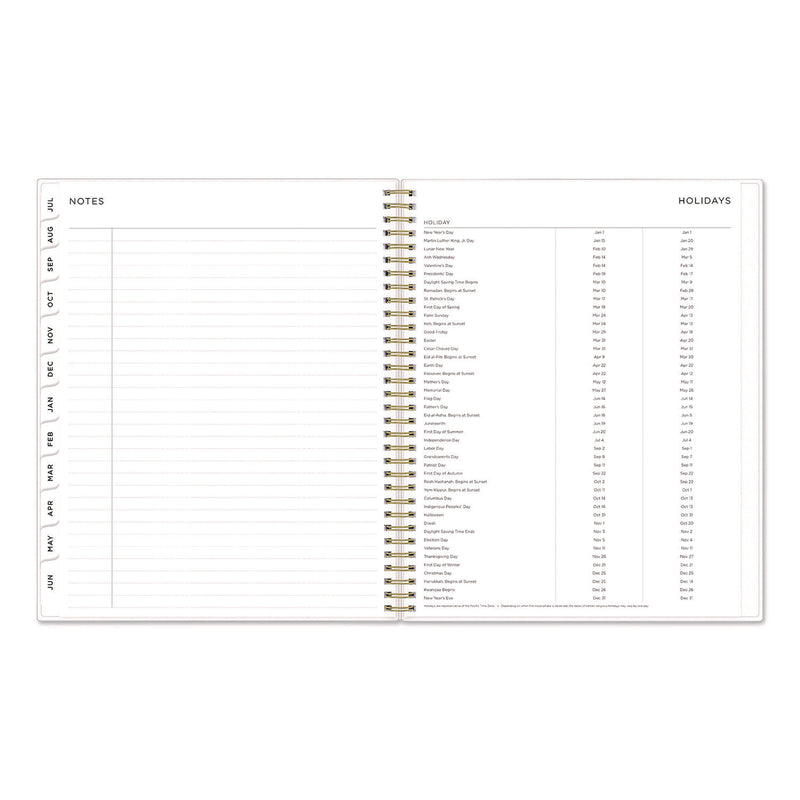 Ashley G Multicolor Smoke Academic Year Weekly/Monthly Planner, Abstract Artwork, 11 x 8.5, 12-Month: July 2024 to June 2025 (BLS133681A25) Each