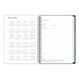 Greta Academic Year Weekly/Monthly Planner, Floral Artwork, 8.63 x 5.88, Green Cover, 12-Month: July 2024 to June 2025 (BLS136482A25) Each
