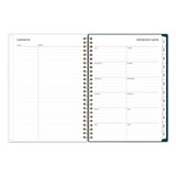 Greta Academic Year Weekly/Monthly Planner, Floral Artwork, 8.63 x 5.88, Green Cover, 12-Month: July 2024 to June 2025 (BLS136482A25) Each