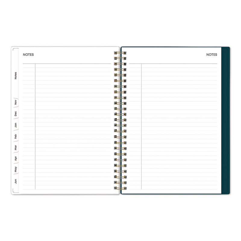 Greta Academic Year Weekly/Monthly Planner, Floral Artwork, 8.63 x 5.88, Green Cover, 12-Month: July 2024 to June 2025 (BLS136482A25) Each