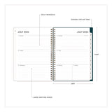 Greta Academic Year Weekly/Monthly Planner, Floral Artwork, 8.63 x 5.88, Green Cover, 12-Month: July 2024 to June 2025 (BLS136482A25) Each