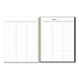 Blue Sky® Dark Gray Gale Weekly/Monthly Lesson Planner, 9 Classes, Tropical Artwork, Gray/Mint Cover, 11 x 8.5 Sheets, 12-Month Span (BLS136608A23) Each