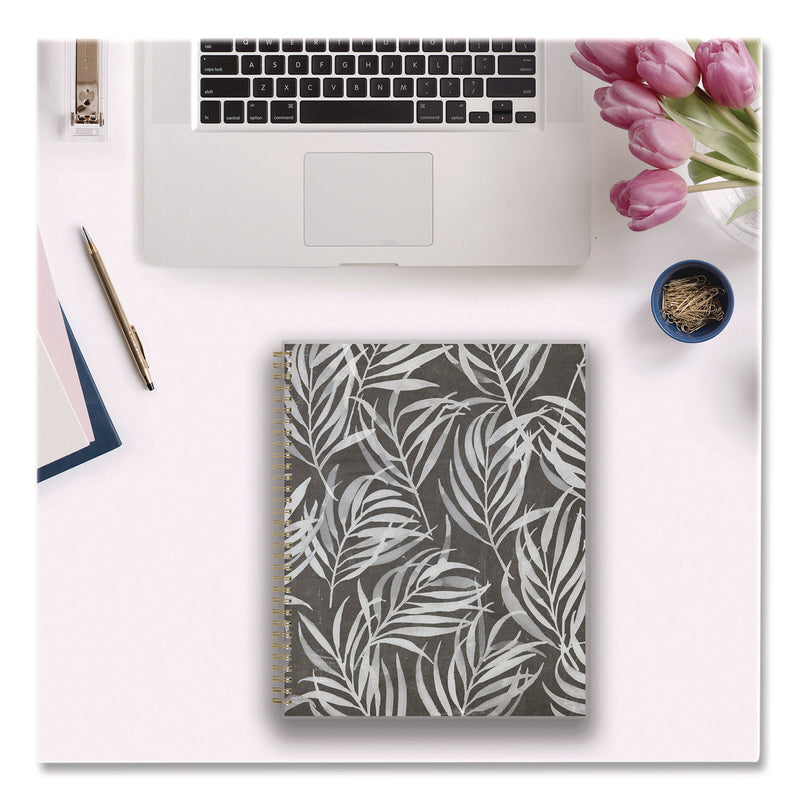 Blue Sky® Dark Gray Gale Weekly/Monthly Lesson Planner, 9 Classes, Tropical Artwork, Gray/Mint Cover, 11 x 8.5 Sheets, 12-Month Span (BLS136608A23) Each