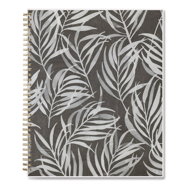 Blue Sky® Dark Gray Gale Weekly/Monthly Lesson Planner, 9 Classes, Tropical Artwork, Gray/Mint Cover, 11 x 8.5 Sheets, 12-Month Span (BLS136608A23) Each