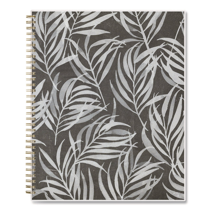 Blue Sky® Dark Gray Gale Weekly/Monthly Lesson Planner, 9 Classes, Tropical Artwork, Gray/Mint Cover, 11 x 8.5 Sheets, 12-Month Span (BLS136608A23) Each