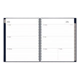 Passages Academic Year Weekly/Monthly Planner, 9 x 7, Navy Blue Cover, 12-Month: July 2024 to June 2025 (BLS148675A25) Each