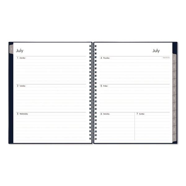Passages Academic Year Weekly/Monthly Planner, 9 x 7, Navy Blue Cover, 12-Month: July 2024 to June 2025 (BLS148675A25) Each