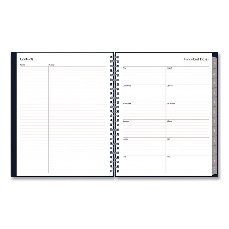 Passages Academic Year Weekly/Monthly Planner, 9 x 7, Navy Blue Cover, 12-Month: July 2024 to June 2025 (BLS148675A25) Each