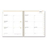 Blue Sky® Day Designer Tile Weekly/Monthly Planner, Geometric Artwork, 11 x 8.5, Blue/White Cover, 12-Month (Jan to Dec): 2025 (BLS10141125) Each