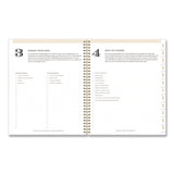 Blue Sky® Day Designer Tile Weekly/Monthly Planner, Geometric Artwork, 11 x 8.5, Blue/White Cover, 12-Month (Jan to Dec): 2025 (BLS10141125) Each