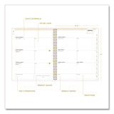 Blue Sky® Day Designer Tile Weekly/Monthly Planner, Geometric Artwork, 11 x 8.5, Blue/White Cover, 12-Month (Jan to Dec): 2025 (BLS10141125) Each