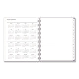 Rue Du Flore Weekly/Monthly Planner, Floral Artwork, 11 x 8.5, Jade/Lavender Cover, 12-Month (Jan to Dec): 2025 (BLS10160225) Each
