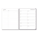 Rue Du Flore Weekly/Monthly Planner, Floral Artwork, 11 x 8.5, Jade/Lavender Cover, 12-Month (Jan to Dec): 2025 (BLS10160225) Each