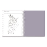 Rue Du Flore Weekly/Monthly Planner, Floral Artwork, 11 x 8.5, Jade/Lavender Cover, 12-Month (Jan to Dec): 2025 (BLS10160225) Each