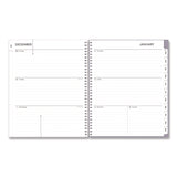 Rue Du Flore Weekly/Monthly Planner, Floral Artwork, 11 x 8.5, Jade/Lavender Cover, 12-Month (Jan to Dec): 2025 (BLS10160225) Each