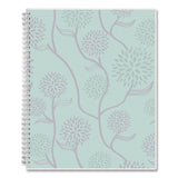 Rue Du Flore Weekly/Monthly Planner, Floral Artwork, 11 x 8.5, Jade/Lavender Cover, 12-Month (Jan to Dec): 2025 (BLS10160225) Each