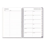 Rue Du Flore Weekly/Monthly Planner, Floral Artwork, 8 x 5, Jade/Lavender Cover, 12-Month (Jan to Dec): 2025 (BLS10160325) Each