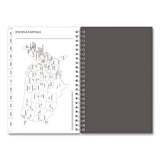 Montauk Weekly/Monthly Planner, Abstract Artwork, 8 x 5, Multicolor Cover, 12-Month (Jan to Dec): 2025 (BLS13387525) Each