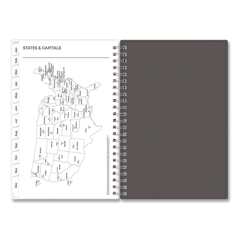 Montauk Weekly/Monthly Planner, Abstract Artwork, 8 x 5, Multicolor Cover, 12-Month (Jan to Dec): 2025 (BLS13387525) Each
