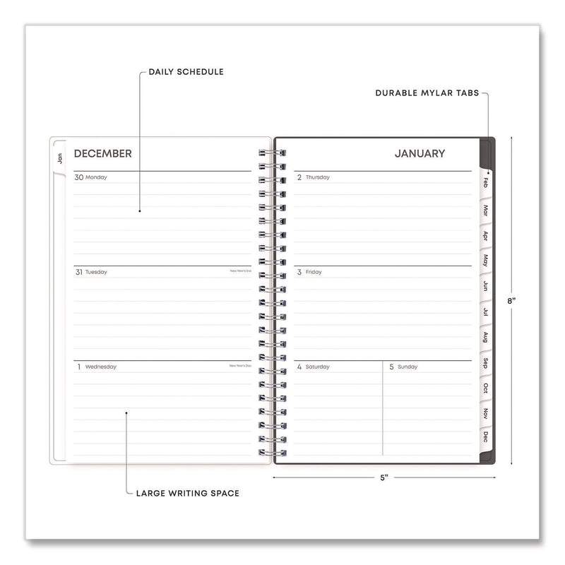 Montauk Weekly/Monthly Planner, Abstract Artwork, 8 x 5, Multicolor Cover, 12-Month (Jan to Dec): 2025 (BLS13387525) Each