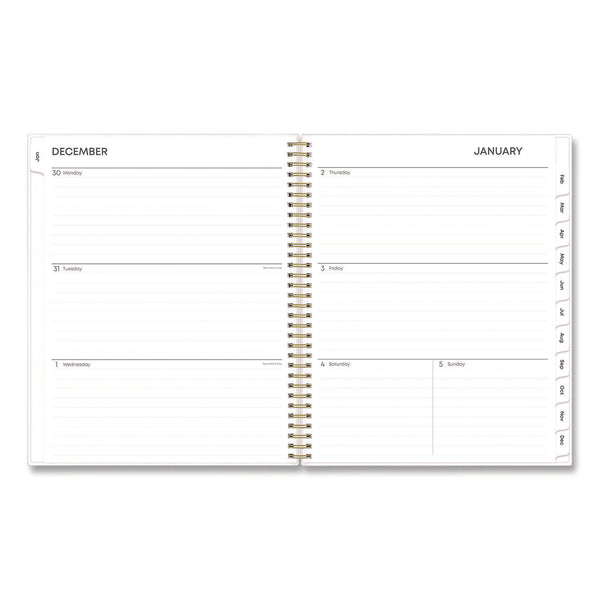 Laurel Weekly/Monthly Planner, Springtime Floral Artwork, 11 x 8.5, Mint Green/Multicolor Cover, 12-Month (Jan to Dec): 2025 (BLS13584225) Each