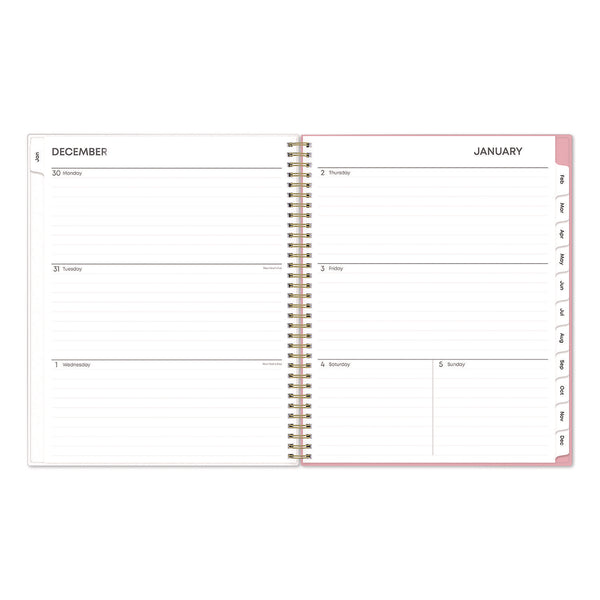 Blue Sky® Mimi Pink Weekly/Monthly Planner, Floral Artwork, 11 x 8.5, Pink/Blue/Rose Cover, 12-Month (Jan to Dec): 2025 (BLS13726425) Each