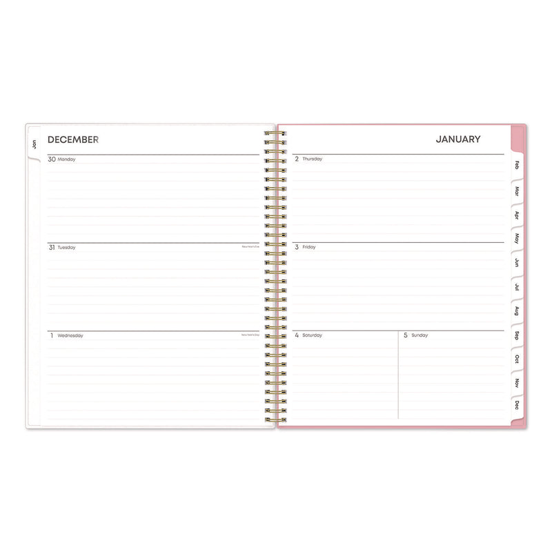 Blue Sky® Mimi Pink Weekly/Monthly Planner, Floral Artwork, 11 x 8.5, Pink/Blue/Rose Cover, 12-Month (Jan to Dec): 2025 (BLS13726425) Each