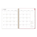 Blue Sky® Mimi Pink Weekly/Monthly Planner, Floral Artwork, 11 x 8.5, Pink/Blue/Rose Cover, 12-Month (Jan to Dec): 2025 (BLS13726425) Each