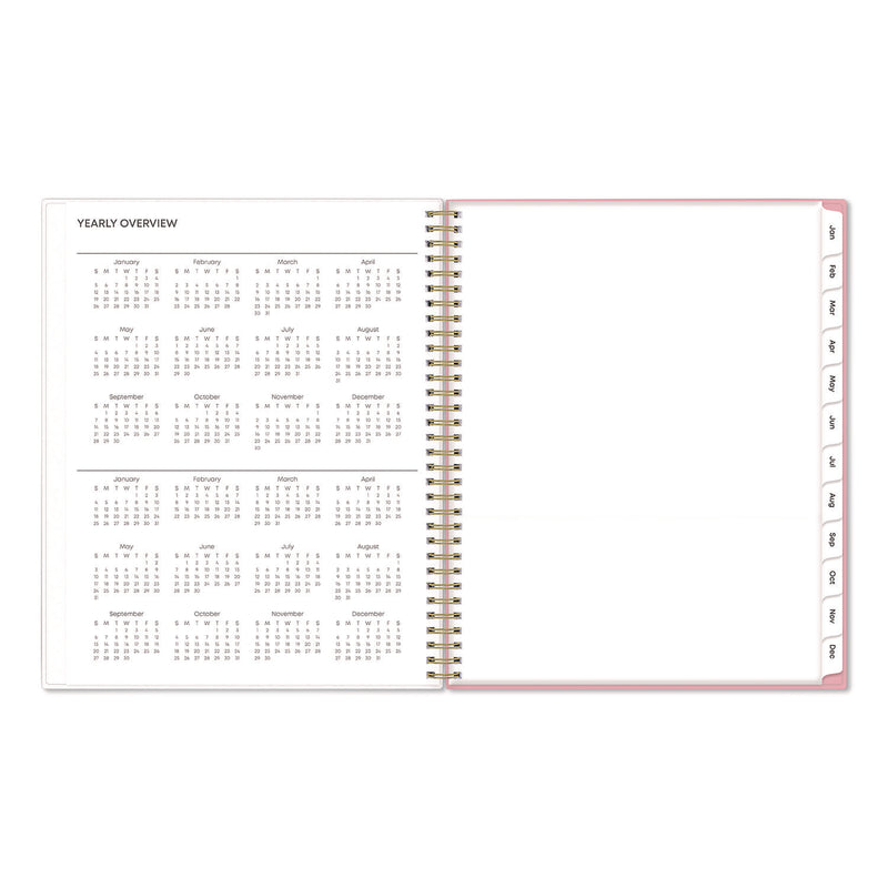 Blue Sky® Mimi Pink Weekly/Monthly Planner, Floral Artwork, 11 x 8.5, Pink/Blue/Rose Cover, 12-Month (Jan to Dec): 2025 (BLS13726425) Each