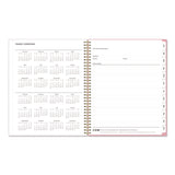 Blue Sky® Mimi Pink Weekly/Monthly Planner, Floral Artwork, 11 x 8.5, Pink/Blue/Rose Cover, 12-Month (Jan to Dec): 2025 (BLS13726425) Each