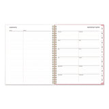 Blue Sky® Mimi Pink Weekly/Monthly Planner, Floral Artwork, 11 x 8.5, Pink/Blue/Rose Cover, 12-Month (Jan to Dec): 2025 (BLS13726425) Each