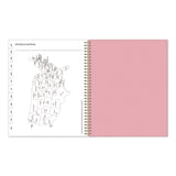 Blue Sky® Mimi Pink Weekly/Monthly Planner, Floral Artwork, 11 x 8.5, Pink/Blue/Rose Cover, 12-Month (Jan to Dec): 2025 (BLS13726425) Each
