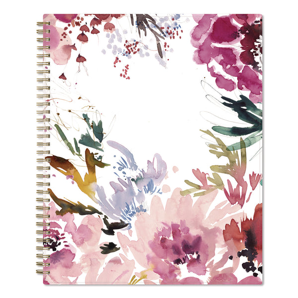 Kelly Ventura Magenta Bloom Weekly/Monthly Planner, Floral Artwork, 11 x 8.5, Multicolor Cover, 12-Month (Jan to Dec): 2025 (BLS14094525) Each