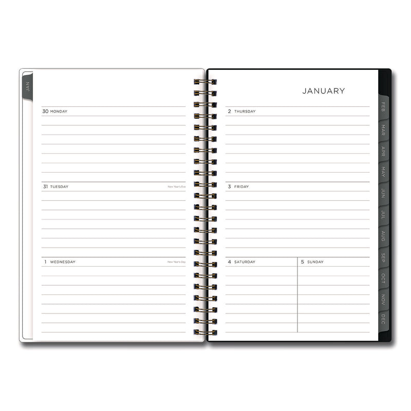 Kelly Ventura Midnight Garden Weekly/Monthly Planner, Floral Artwork, 8 x 5, Multicolor Cover, 12-Month (Jan to Dec): 2025 (BLS14094625) Each