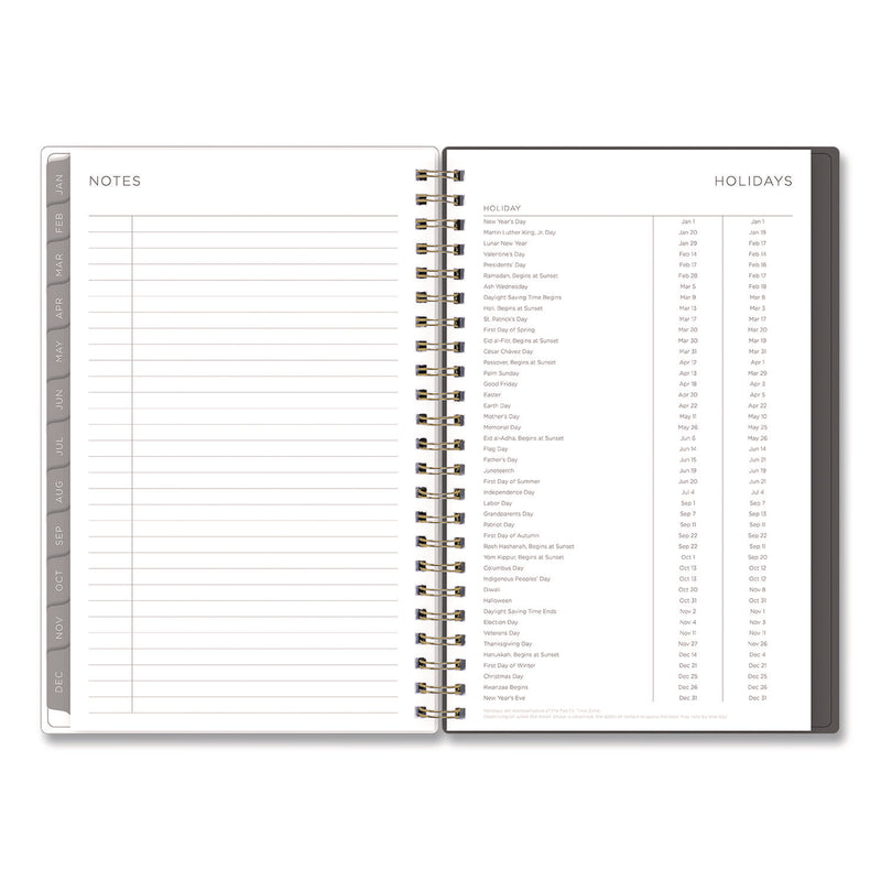 Kelly Ventura Midnight Garden Weekly/Monthly Planner, Floral Artwork, 8 x 5, Multicolor Cover, 12-Month (Jan to Dec): 2025 (BLS14094625) Each