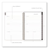 Kelly Ventura Midnight Garden Weekly/Monthly Planner, Floral Artwork, 8 x 5, Multicolor Cover, 12-Month (Jan to Dec): 2025 (BLS14094625) Each