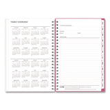 Blue Sky® BCA Orchid Weekly/Monthly Planner, Orchids Artwork, 8 x 5, White/Pink Cover, 12-Month (Jan to Dec): 2025 (BLS14208425) Each