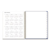 Cocorrina Weekly/Monthly Planner, Pastel Paisley Artwork, 11 x 8.5, Blue/Pink/White Cover, 12-Month (Jan to Dec): 2025 (BLS14369625) Each