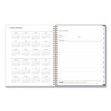 Cocorrina Weekly/Monthly Planner, Pastel Paisley Artwork, 11 x 8.5, Blue/Pink/White Cover, 12-Month (Jan to Dec): 2025 (BLS14369625) Each