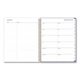 Cocorrina Weekly/Monthly Planner, Pastel Paisley Artwork, 11 x 8.5, Blue/Pink/White Cover, 12-Month (Jan to Dec): 2025 (BLS14369625) Each