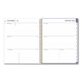 Cocorrina Weekly/Monthly Planner, Pastel Paisley Artwork, 11 x 8.5, Blue/Pink/White Cover, 12-Month (Jan to Dec): 2025 (BLS14369625) Each