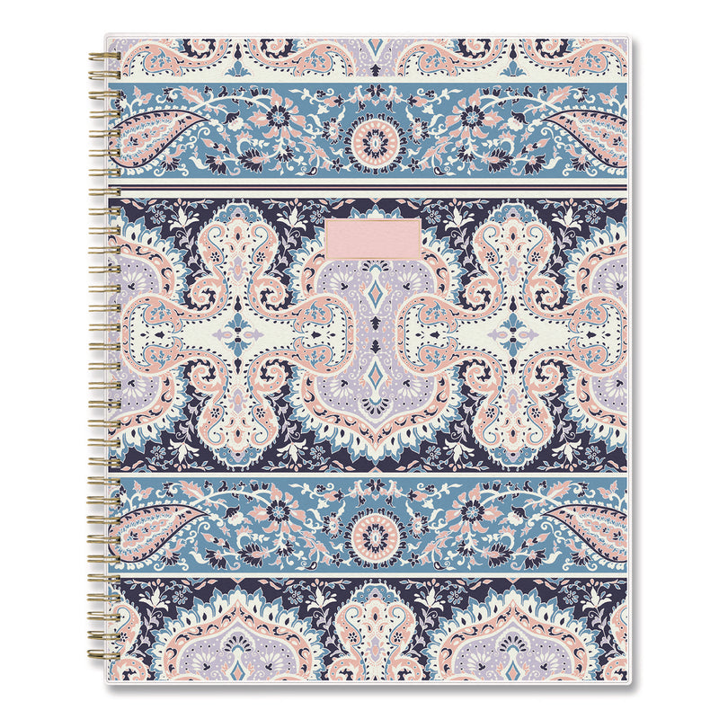 Cocorrina Weekly/Monthly Planner, Pastel Paisley Artwork, 11 x 8.5, Blue/Pink/White Cover, 12-Month (Jan to Dec): 2025 (BLS14369625) Each