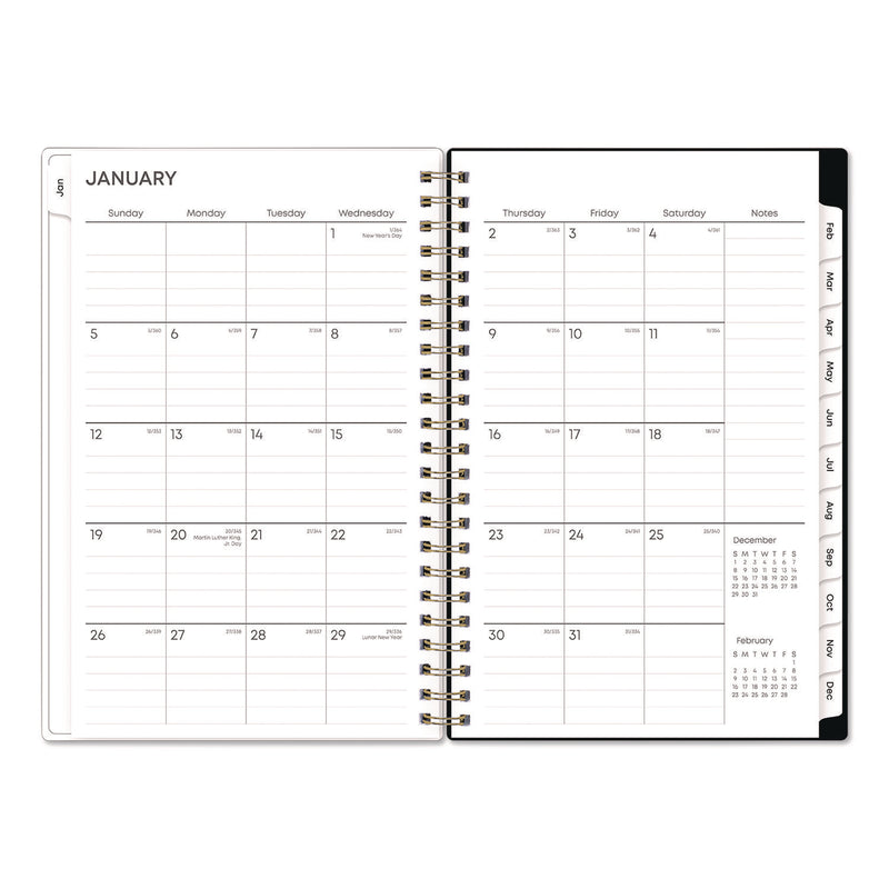 Blue Sky® Nevaeh Weekly/Monthly Planner, Wildflowers Artwork, 8 x 5, Multicolor/Black Cover, 12-Month (Jan to Dec): 2025 (BLS14394625) Each